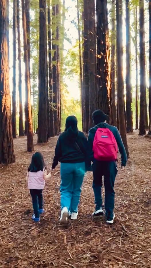 Jane with her kids