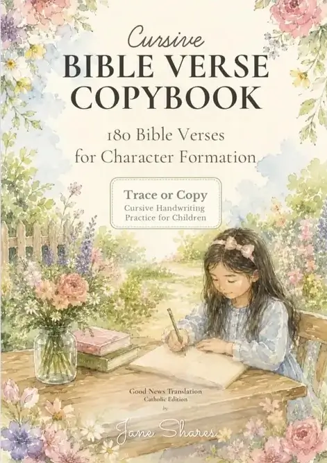 Bible Verse Copybook — message Jane on Facebook